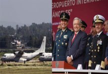 Da ‘Banderazo’ AMLO al “Aeropuerto de Santa Lucía”