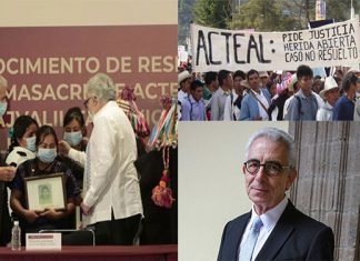 Disculpas Ofrecen, Por la Masacre de Acteal