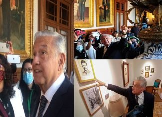 OBRADOR Muestra el Palacio Nacional a la Prensa