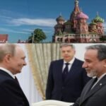 President VLADIMIR PUTIN and Iranian Foreign Minister ABBAS ARAGHCHI.